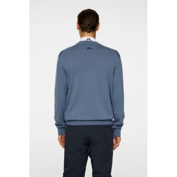 J.Lindeberg J.Lindeberg William Strikkegenser Herre Indigo Gjertsen Sport 4