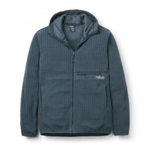 Rab Rab Ramshaw Hoody Fleecejakke Herre Tempest Blue QFG-74 Gjertsen Sport 1