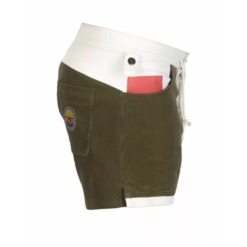 Amundsen Sport Amundsen 5Incher Concord Shorts Herre hvit-Grønn mss51.2.615 Gjertsen Sport 19