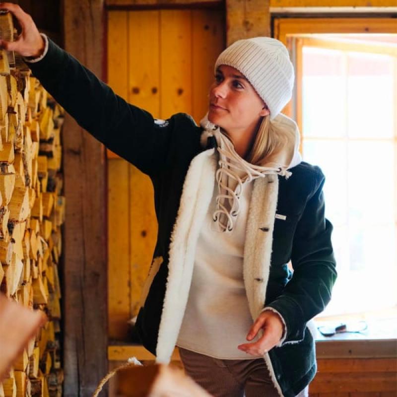 Amundsen Sport Amundsen Boiled Hoodie Laced Dame Navy wsw07.1.590 Gjertsen Sport 13