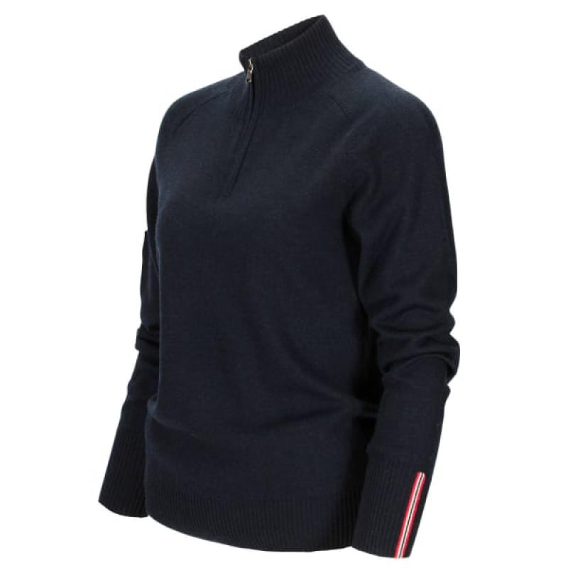 Amundsen Sport Amundsen Peak Half Zip Dame Navy wsw02.2.590 Gjertsen Sport 19
