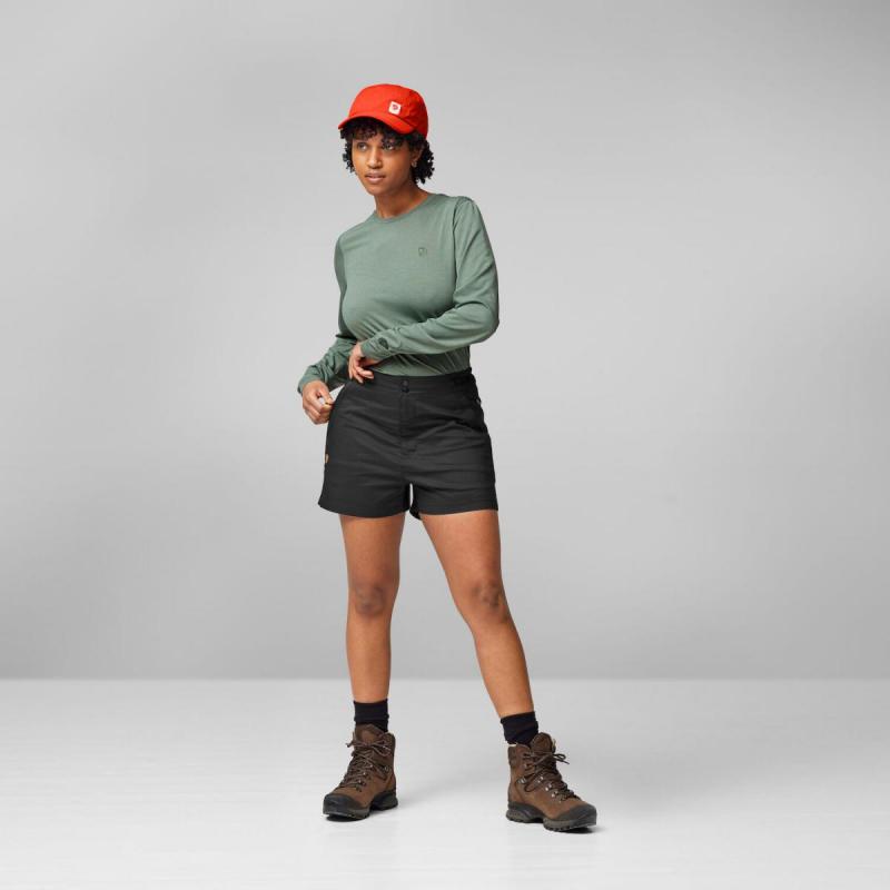 Fjällräven Fjällräven Abisko Hike Shorts W Sort F14200178 Gjertsen Sport 18