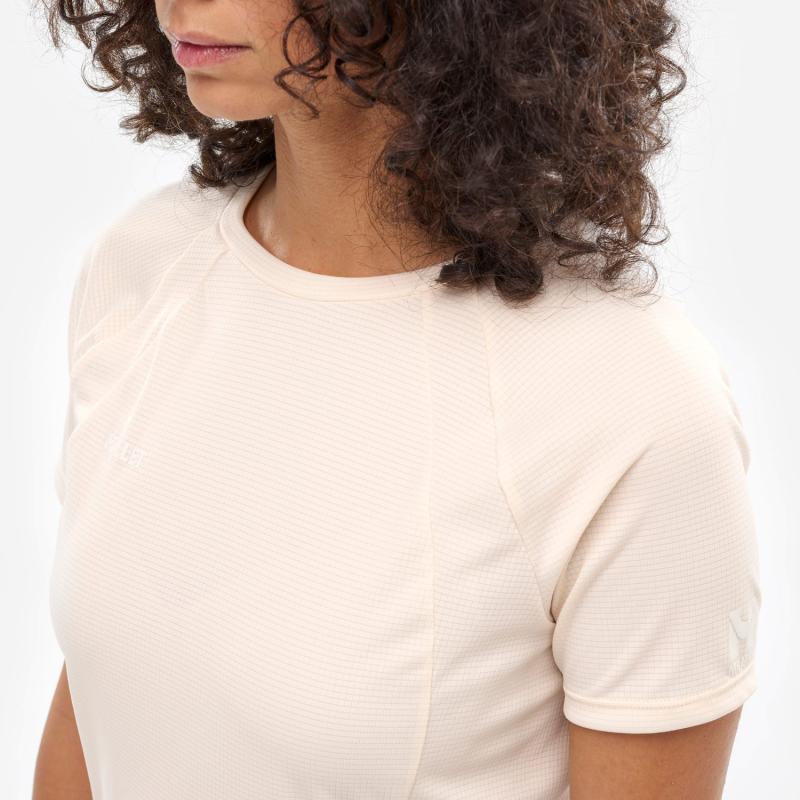 Millet Millet Fusion TS SS T-Shirt Dame Cream MIV10091 Gjertsen Sport 13