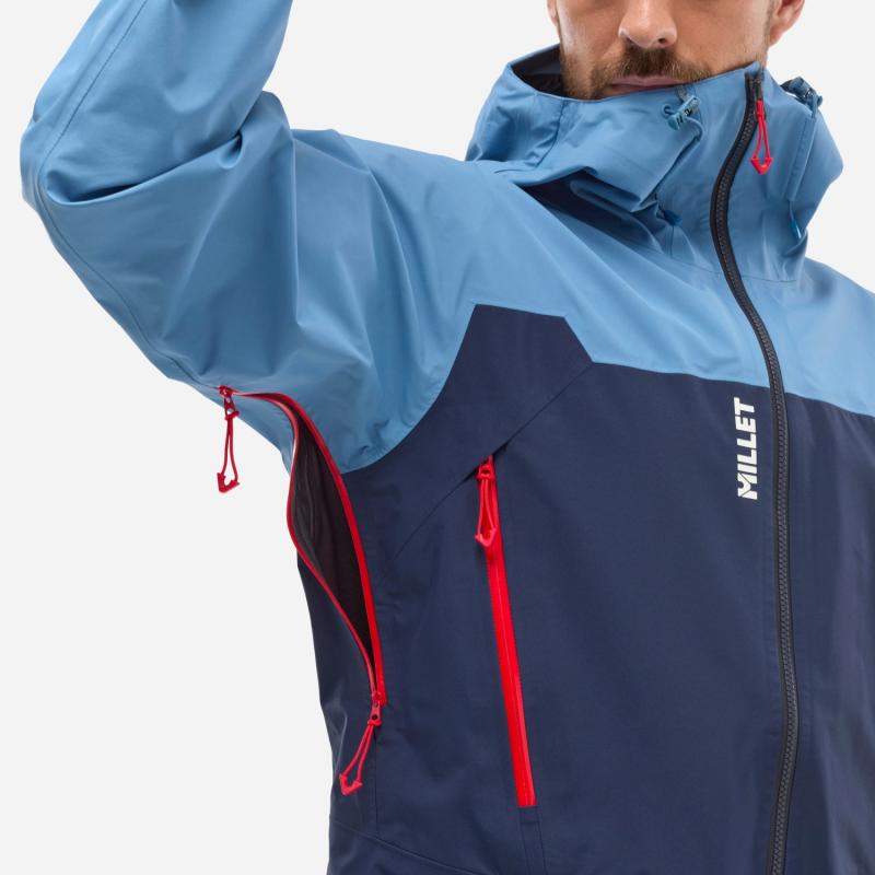 Millet Millet Kamet Light Gore Tex Jakke Herre Blå MIV7739 Gjertsen Sport 13