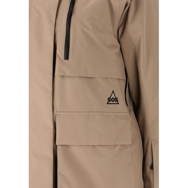 SOS SOS Keilberg Insulated Jakke Dame Timber Wolf sos233016 Gjertsen Sport 9