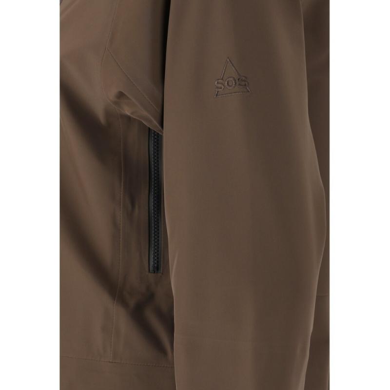 SOS SOS Lipno W Shell Jakke Brun Dame sos233014 Gjertsen Sport 9