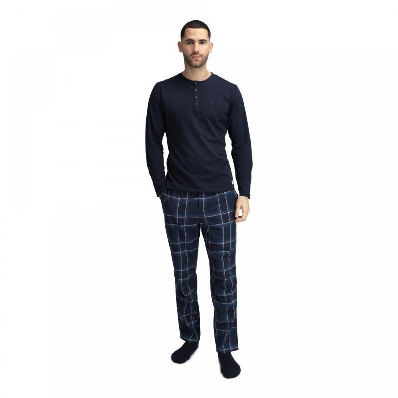 Tufte Tufte Pyjamas Sett Herre Dark DenimM Owl 6009 Gjertsen Sport 18