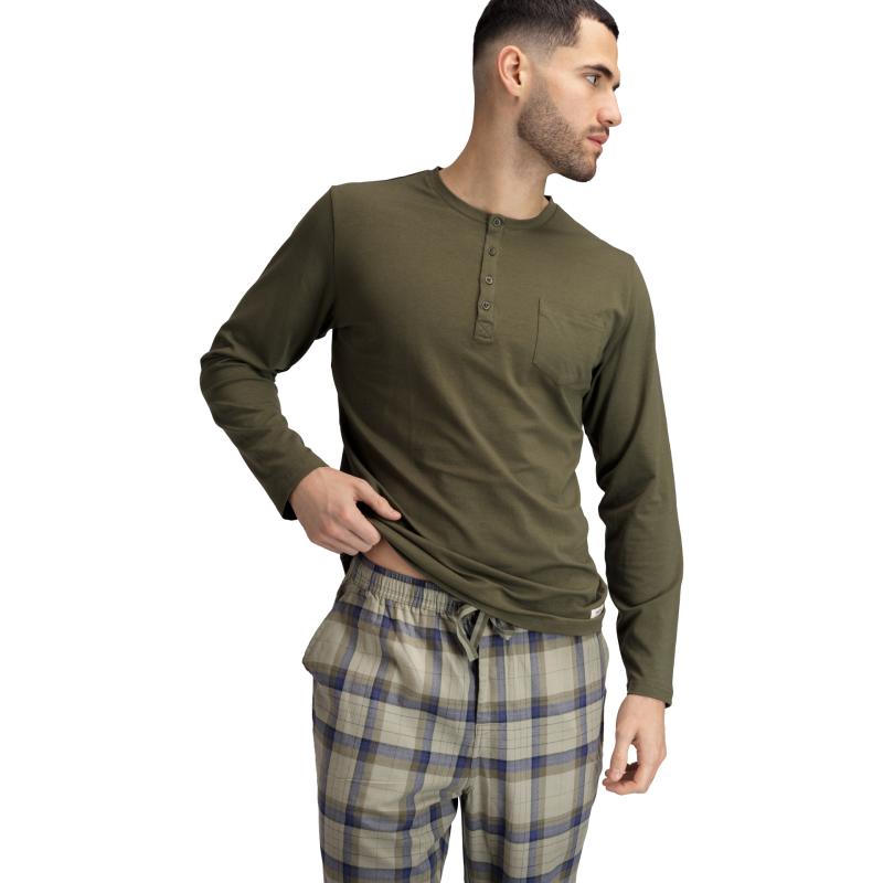 Tufte Tufte Wear Owl Pyjamas Set Herre Oliven 6009 Gjertsen Sport 7