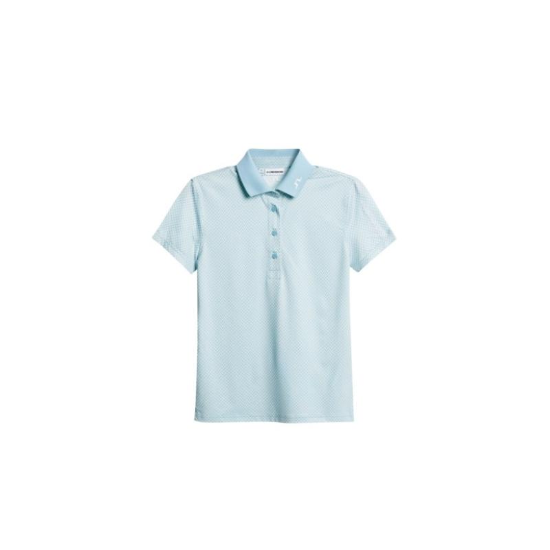 J.Lindeberg J.Lindeberg Tour Tech Print Polo Dame gwjt14815 Gjertsen Sport 2