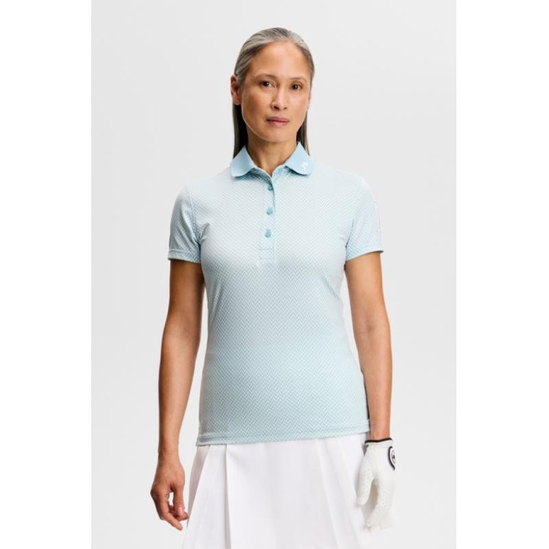 J.Lindeberg J.Lindeberg Tour Tech Print Polo Dame gwjt14815 Gjertsen Sport 3