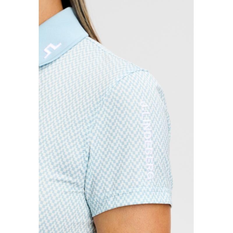 J.Lindeberg J.Lindeberg Tour Tech Print Polo Dame gwjt14815 Gjertsen Sport 6