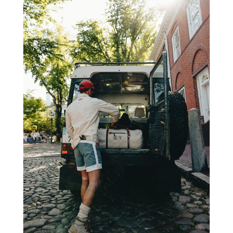 Amundsen Sport Amundsen 7Incher Field Shorts Herre Hvit-Stormy Blue mss53.2.010 Gjertsen Sport 3