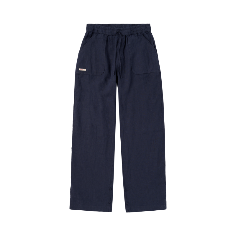 Amundsen Sport Amundsen Safari Linen Pants Dame Faded Navy wpa68.2. Gjertsen Sport 2