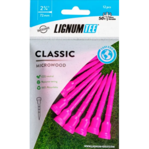 Lignum Tees 72mm Golf Peg Rosa Gjertsen Sport 1