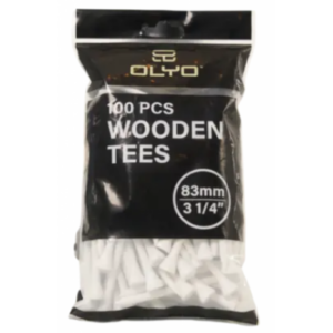 Olyo 3-4 White Tees 100pcs Gjertsen Sport 1
