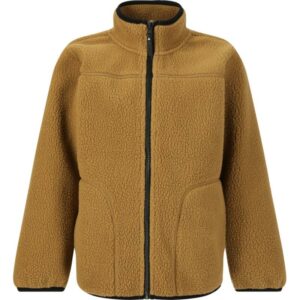 Zigzag Root Teddy Fleece Jacket Barn Gold Z253014 Gjertsen Sport 1