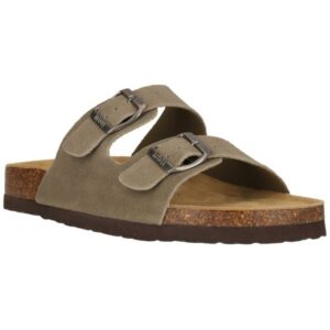 Nou Cosimo Leather Cork Sandal Dame Beige