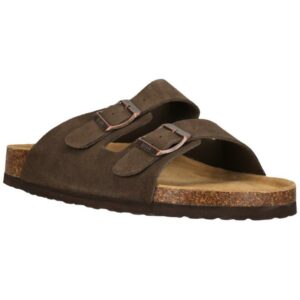 Nou NOU Cosimo Leather Cork Sandal Herre Brun