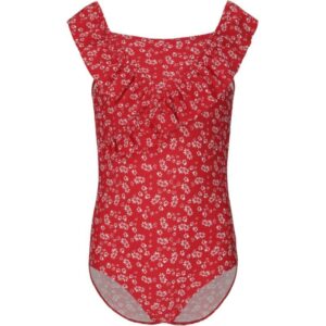 Zig Zag Zigzag Tropical Badedrakt Barn Rød z241000 Gjertsen Sport 1